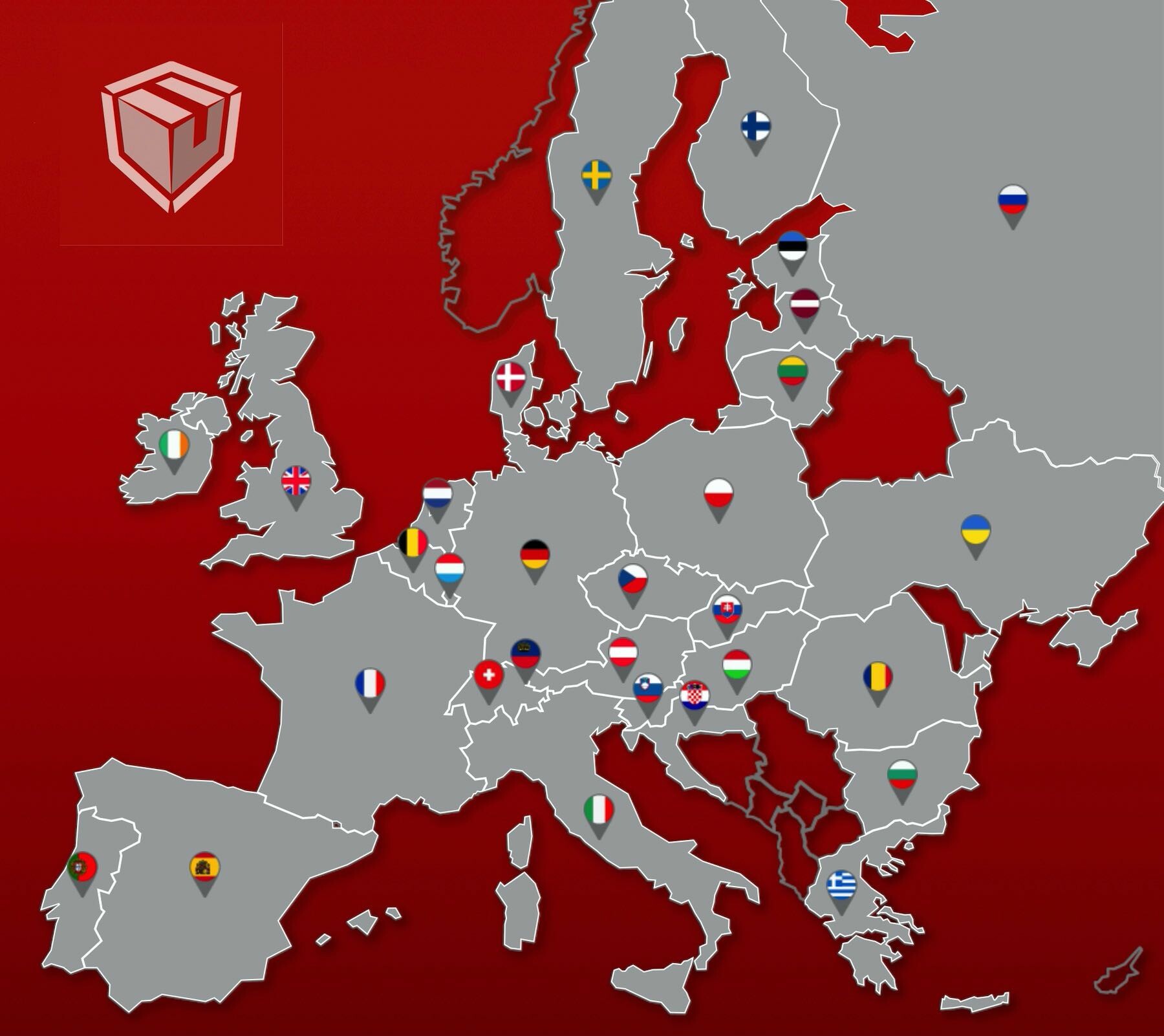 Packeta Zasilkovna EU delivery map